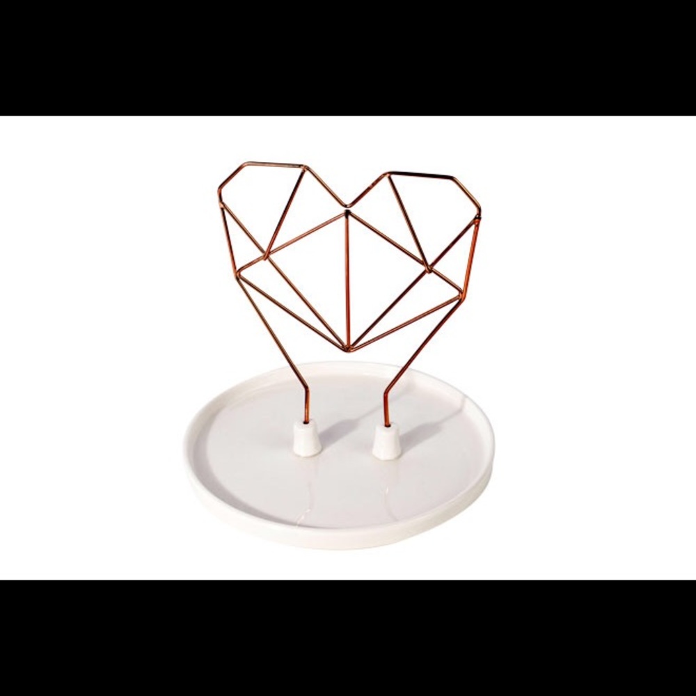 COXET Wire Heart Jewelry Holder NWT